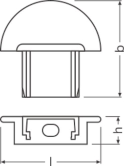 LEDV LS AY-PF01/EC/H 50x2 Flache 