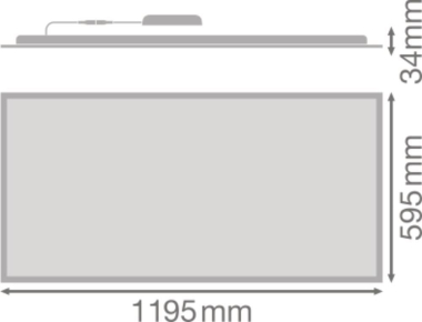 Ledvance PL COMP 1200X600 DA V 42W 83040 