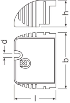 Osram OT CABLE CLAMP F-STYLE UNV1 