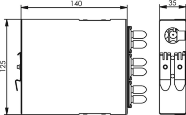 TG TS-Verteiler mit 6xSTD ,  H82050A0001 