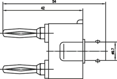 TEGA LABOR-Steckverbindung     100023659 