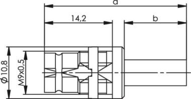 TG 1.6/5.6 Kabeleinbaubuchse J01073G2000 