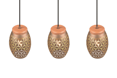 Trio PL BIDAR, 3xE27,          R31573065 