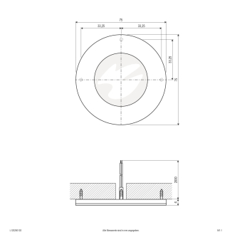EVN LED Ein-/Anbauleuchte     L120250102 