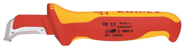 Knipex VDE-Kabelmesser 190mm      9855SB 