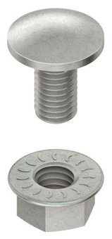 NIED Flachrundschraube incl.    FLM6X16F 