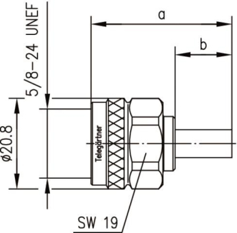 TEGA N-Kabelstecker          J01020A0103 