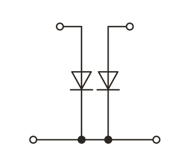 WAGO 280-942/281-488 Bauelementklemme, 