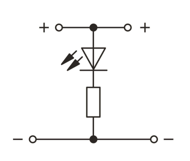 WAGO 281-634/281-413 Bauelementklemme, 