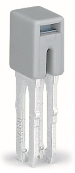 WAGO 280-402 Brücker,isoliert,grau 