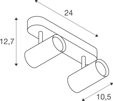 SLV NOBLO  Wand-u.Deckenaufbau-  1008707 