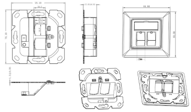 EFB INFRALAN  2-Port     IMT-02-RK-WS-KP 