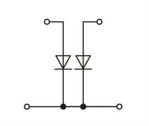 WAGO 280-942/281-488 Bauelementklemme, 