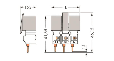 WAGO 272-413/272-489 Netzanschluss- 
