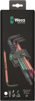 Wera Winkelschlüssel-Satz Multicolour 
