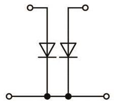 WAGO 280-942/281-488 Bauelementklemme, 