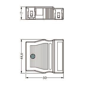 WAGO 770-504 Zugentlastungsgehäuse, 