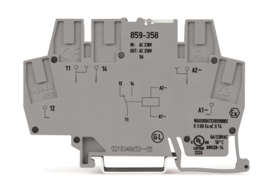 WAGO 859-358 Relaismodul, 