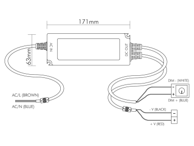 Nobile EL-90-12V IP67 dim     8970409012 