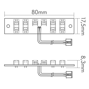 Nobile LED Verteiler 2-polig  8099101001 