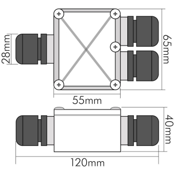 Nobile Verteilerbox 3-fach    7610061200 