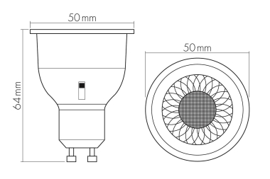 Nobile GU10 LED 6W SCCT 60°   8510001000 