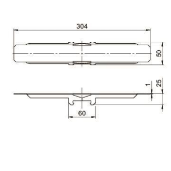 OBO BTP 35 DD Ballastträgerplatte 