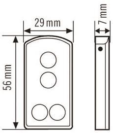 ESYLUX Fernbedienung für MOBIL-RCi-M 