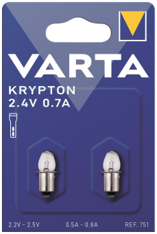 VARTA Kryptonlampe 2,4V 0,7A         751 
