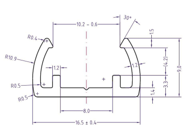 RUTEC PC-Profil 1St = 2000mm       68308 