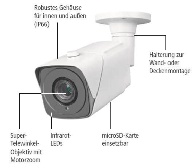 INDEXA 5MP Netzwerkkamera       NWB6555M 