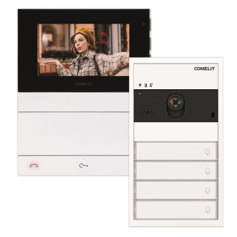 Comelit KVU2204 Paketlösung Video AP 4WE 