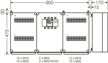 HENS PV-GAK, m. Sicherung, Mi Mi PV 3931 