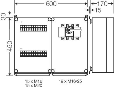 HENS PV-GAK, m. Sicherung, Mi Mi PV 3611 