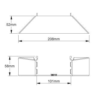Kleinhuis Abzweigstück 60X110   Z60110.3 