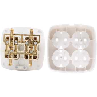 KOPP Schuko-Steckdose 4fach    121001009 