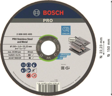 Bosch Trennscheibe gerade     2608603405 