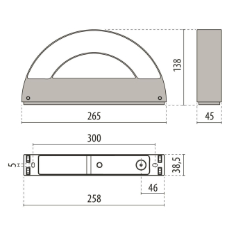 PIL LED-Wandleuchte 3000K 16W    3101604 