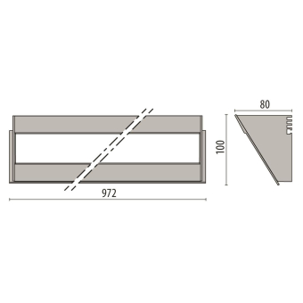 PII OMBRA 1000 S/M 30° 36W 3000K  304945 