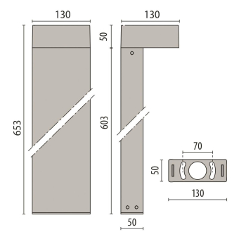 PIL Poller und Gartenleuchte     304614 