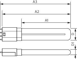 PHIL CorePro LED PL-L 8W/840 160° (18W) 