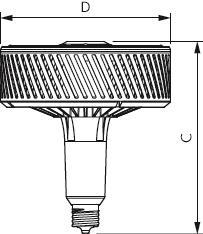 PHIL TForce LED HPI 140W/840 (400W) 
