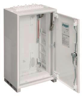 Hager Schrank univers IP54 SKI   FP41TW2 