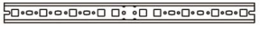 STRIE Hutprofilschiene              ED52 