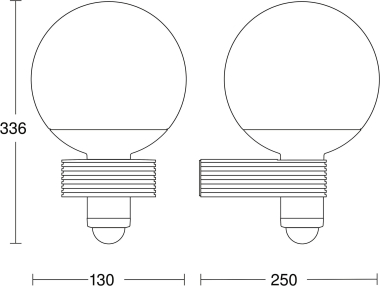 Steinel IR-Sensor-Leuchte       L400S-SW 