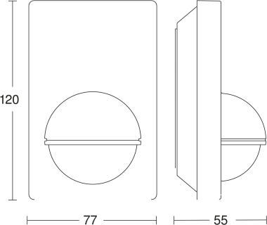 Steinel IR-Bewegungsmelder     IS180-2SW 