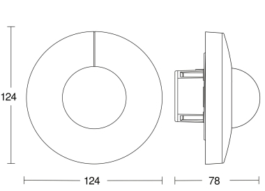 Steinel IS 3360-R    Bewegungsmelder KNX 