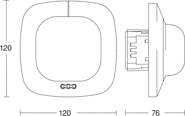 STEIN   PRAESENZMELDER IR QUATTRO KNX V3 