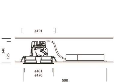 Siteco Lunis mini          51DH11CD1FG22 