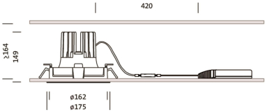 Siteco Lunis mini round    51DK11B72WN21 